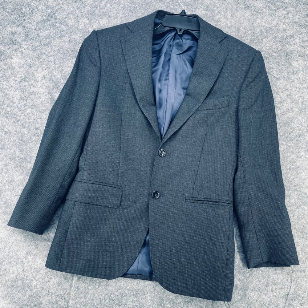 Suitsupply Blazer Mens 34S Blue Napoli INT Vitale Barberis Canonico Wool Jacket